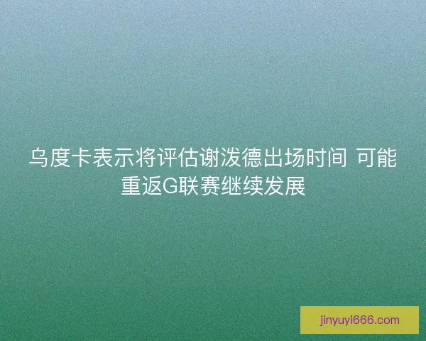 乌度卡表示将评估谢泼德出场时间 可能重返G联赛继续发展